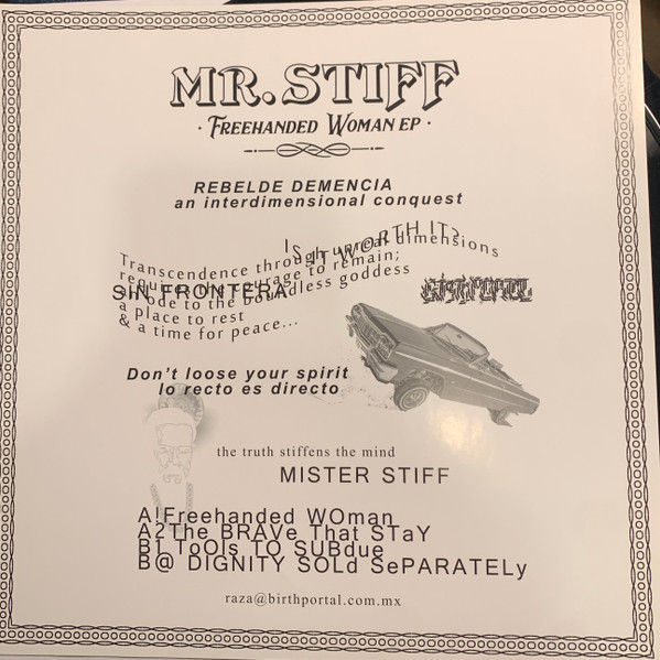 Mr. Stiff - Freehanded Woman EP | birthportal (BTPTL002) - 2