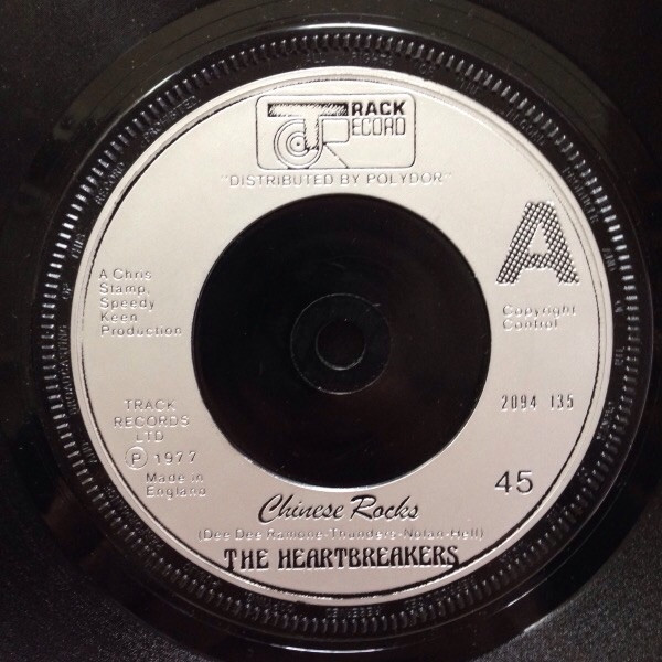 The Heartbreakers - Chinese Rocks / Born To Lose | Track Record (2094 135) - 3 The Heartbreakers - Chinese Rocks / Born To Lose | Track Record (2094 135) - 3
