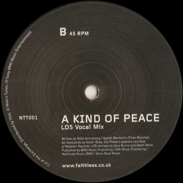 Faithless - A Kind Of Peace | Nates Tunes (NTT001) - 2 Faithless - A Kind Of Peace | Nates Tunes (NTT001) - 2