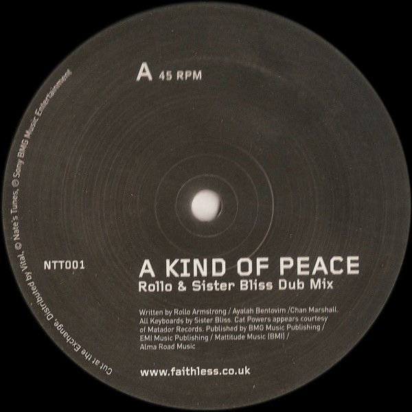 Faithless - A Kind Of Peace | Nates Tunes (NTT001) - main Faithless - A Kind Of Peace | Nates Tunes (NTT001) - main