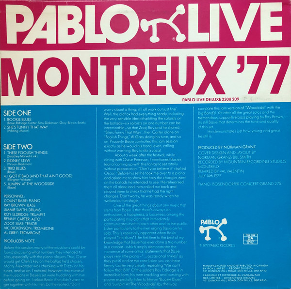 Count Basie - Count Basie Jam (Montreux '77) | Pablo Live (2308 209) - 2 Count Basie - Count Basie Jam (Montreux '77) | Pablo Live (2308 209) - 2