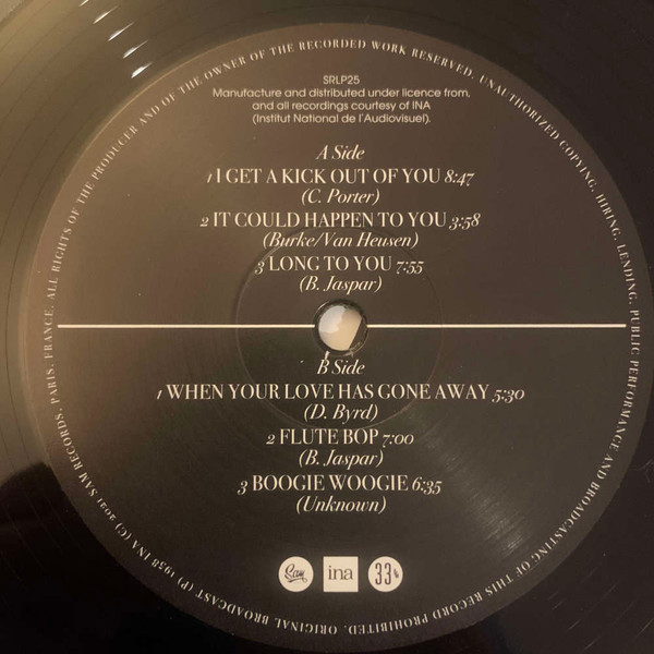 Donald Byrd & Bobby Jaspar - Cannes ‘58 | Sam Records (SRLP25) - 4 Donald Byrd & Bobby Jaspar - Cannes ‘58 | Sam Records (SRLP25) - 4