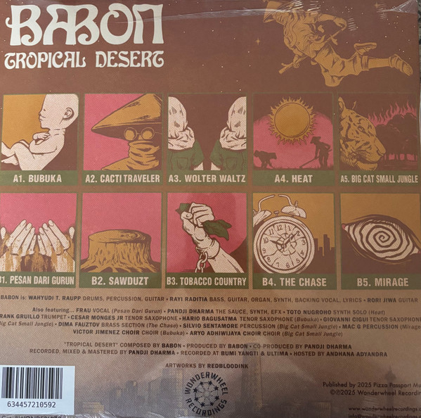 Babon - Tropical Desert | Wonderwheel Recordings (WONDERLP72) - 2 Babon - Tropical Desert | Wonderwheel Recordings (WONDERLP72) - 2