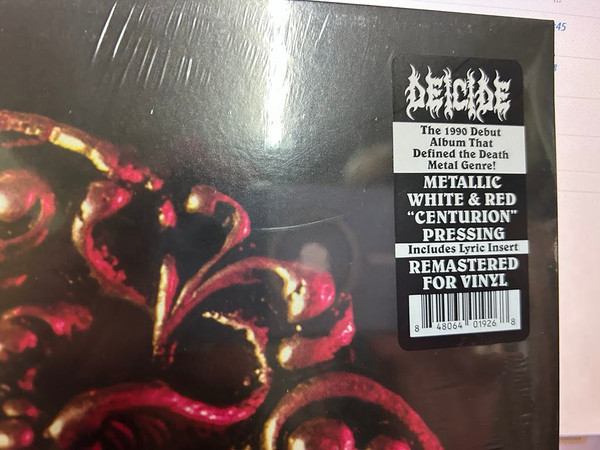 Deicide - Deicide (REMASTERED) (METALLIC RED & WHITE "CENTURION" VINYL) | Real Gone Music (RGM-1926) - 3 Deicide - Deicide (REMASTERED) (METALLIC RED & WHITE "CENTURION" VINYL) | Real Gone Music (RGM-1926) - 3