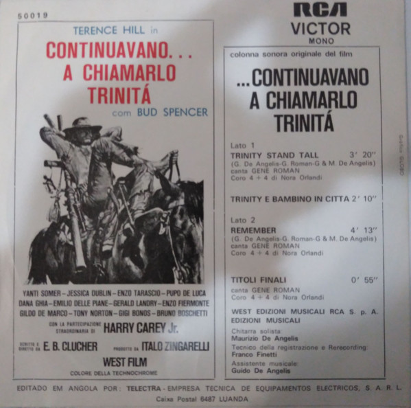 Gene Roman - Continuavano A Chiamarlo Trinità | RCA (50 019) - 2