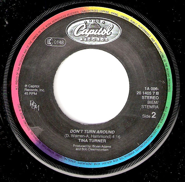 Tina Turner - Typical Male | Capitol Records (1A 006-20 1405 7) - 4 Tina Turner - Typical Male | Capitol Records (1A 006-20 1405 7) - 4
