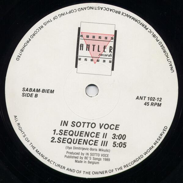 In Sotto Voce - II | Antler Records (Antler 102) - 4 In Sotto Voce - II | Antler Records (Antler 102) - 4