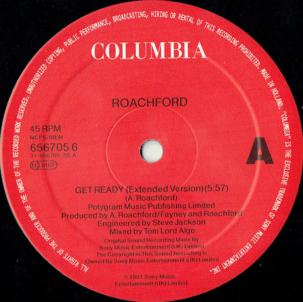 Roachford - Get Ready ! (Extended Version) | Columbia (656705 6) - 3