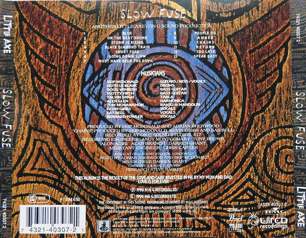 Little Axe - Slow Fuse | Wired Recordings (74321 40307 2) - 2 Little Axe - Slow Fuse | Wired Recordings (74321 40307 2) - 2