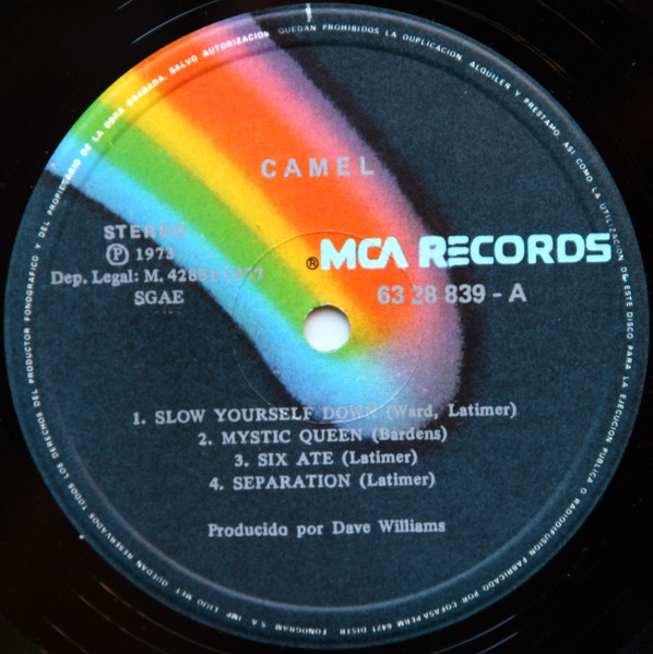 Camel - Camel | MCA Records (63 28 839) - 4