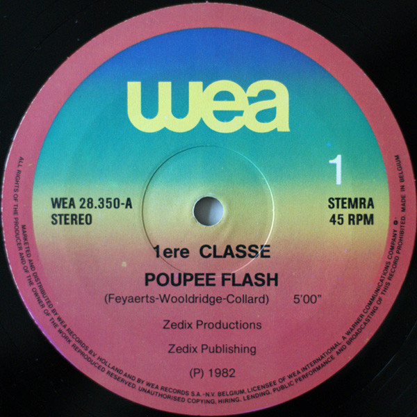 Première Classe - Poupée Flash (12") [Vinyl] | WEA (WEA 28.350) - 2