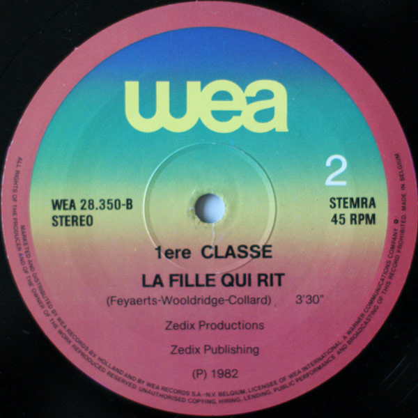 Première Classe - Poupée Flash (12") [Vinyl] | WEA (WEA 28.350) - 3