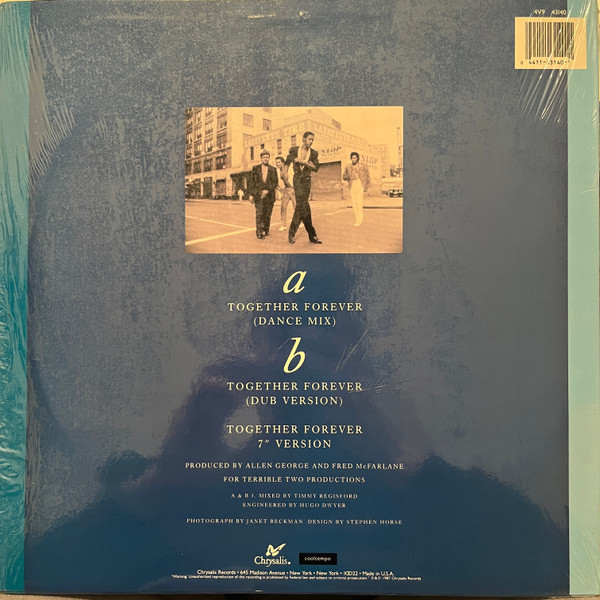 Intrigue - Together Forever | Chrysalis (4V9 43140) - 2