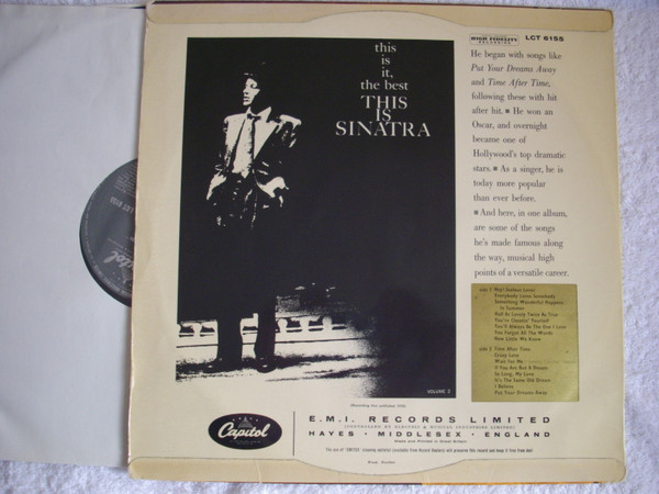 Frank Sinatra - This Is Sinatra Volume Two | Capitol Records (LCT 6155) - 2