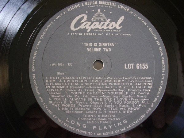 Frank Sinatra - This Is Sinatra Volume Two | Capitol Records (LCT 6155) - 4