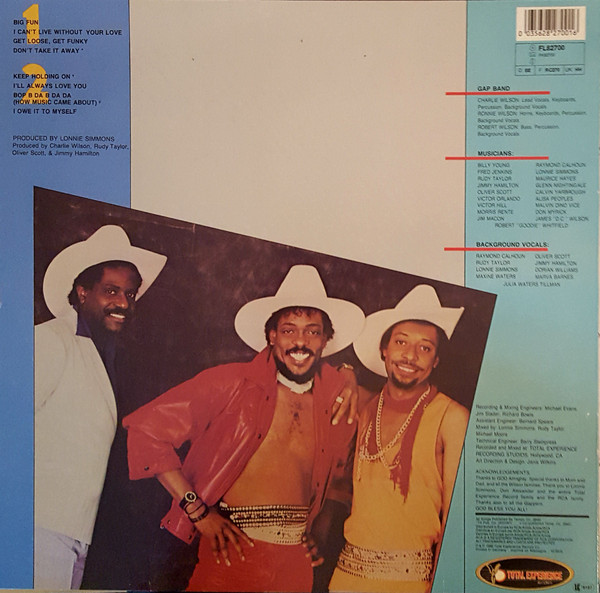 The Gap Band - Gap Band 8 | Total Experience Records (FL82700) - 2 The Gap Band - Gap Band 8 | Total Experience Records (FL82700) - 2