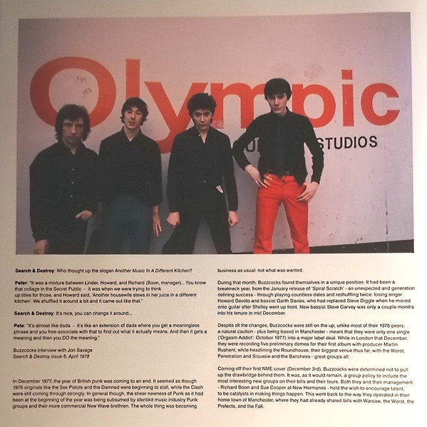 Buzzcocks - Another Music In A Different Kitchen LP | Domino (REWIGLP126) - 2 Buzzcocks - Another Music In A Different Kitchen LP | Domino (REWIGLP126) - 2