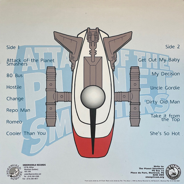 The Planet Smashers - Attack Of The Planet Smashers | Underworld Records (UWR010) - 2