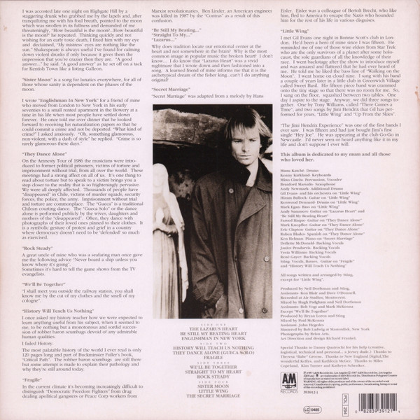 Sting - ...Nothing Like The Sun | A&M Records (393912-1) - main