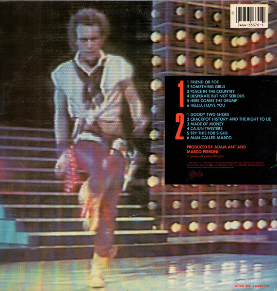 Adam Ant - Friend Or Foe | Epic (ARE 38370) - 2 Adam Ant - Friend Or Foe | Epic (ARE 38370) - 2