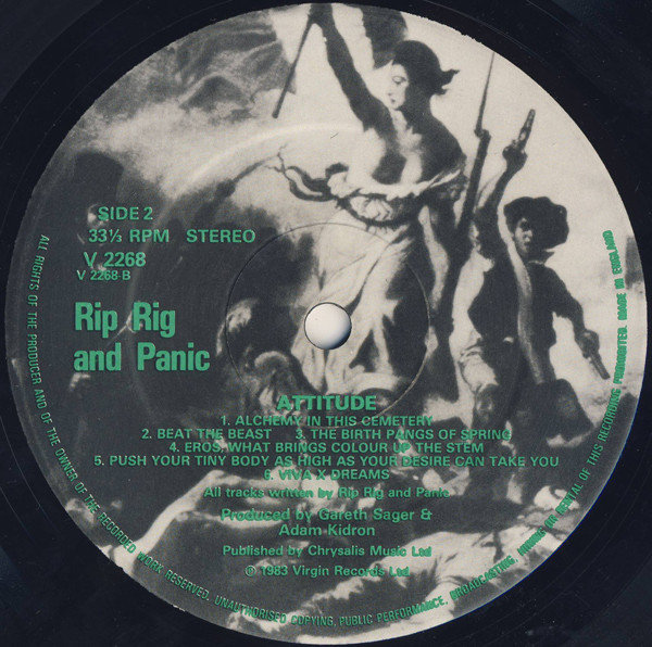 Rip Rig & Panic - Attitude | Virgin (V 2268) - 4 Rip Rig & Panic - Attitude | Virgin (V 2268) - 4
