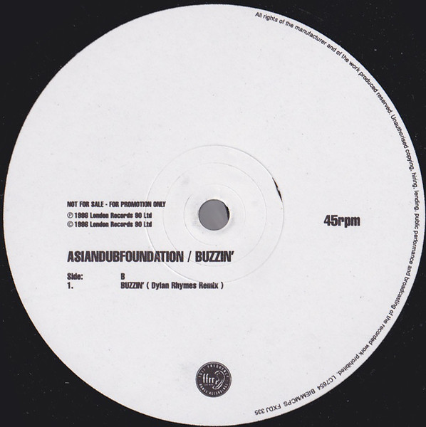 Asian Dub Foundation - Buzzin' | FFRR (FXDJ 335)