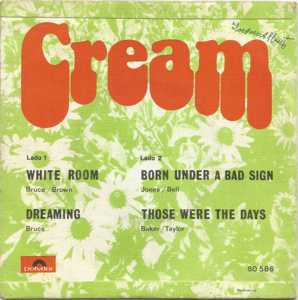 Cream - White Room | Polydor (60 586) - 2