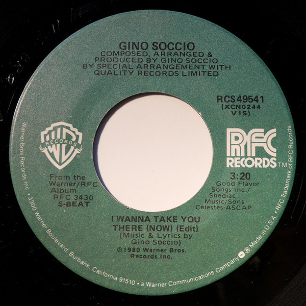 Gino Soccio - Heartbreaker / I Wanna Take You There (Now) | Warner Bros. Records (RCS 49541) - 2 Gino Soccio - Heartbreaker / I Wanna Take You There (Now) | Warner Bros. Records (RCS 49541) - 2