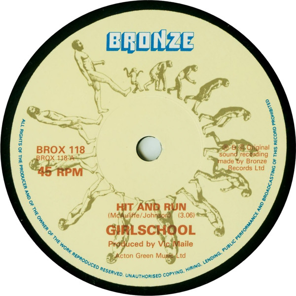 Girlschool - Hit & Run | Bronze (BROX 118) - 3
