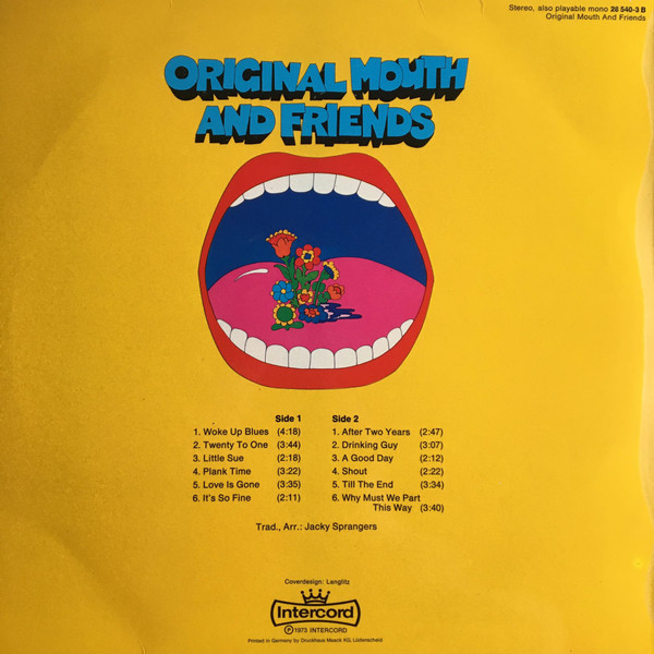Original Mouth And Friends - Original Mouth And Friends | Intercord (28 540-3 B) - 2