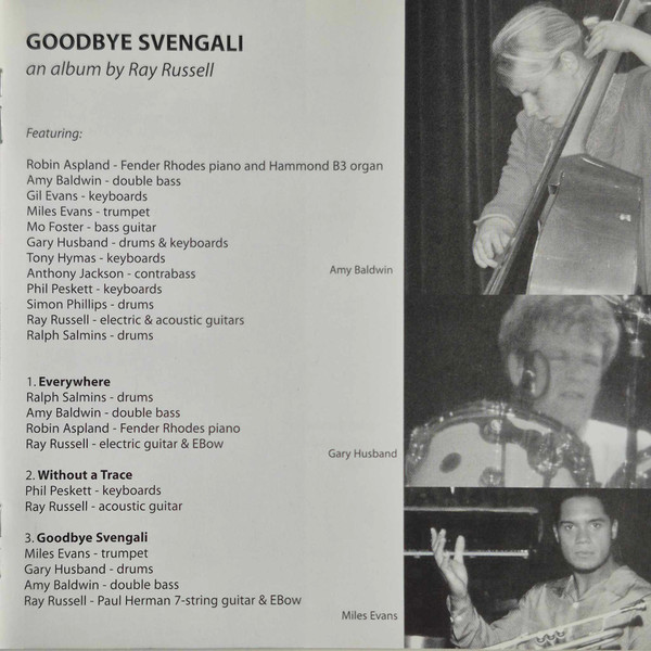 Ray Russell - Goodbye Svengali | Cuneiform Records (Rune 223) - 4 Ray Russell - Goodbye Svengali | Cuneiform Records (Rune 223) - 4