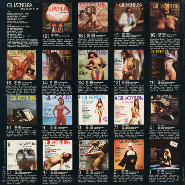 Gil Ventura - Sax Club Number 20 | EMI (3C 054-18508) - 2