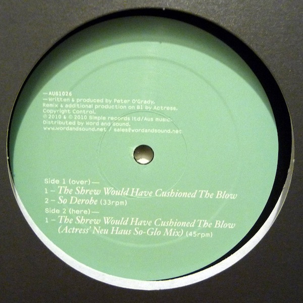 Joy Orbison - The Shrew Would Have Cushioned The Blow EP | Aus Music (AUS1026)