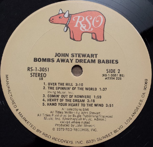 John Stewart - Bombs Away Dream Babies | RSO (RS-1-3051) - 3