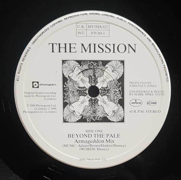 The Mission - Beyond The Pale (Armageddon Mix) | Mercury (MYTHX 622) - 3 The Mission - Beyond The Pale (Armageddon Mix) | Mercury (MYTHX 622) - 3