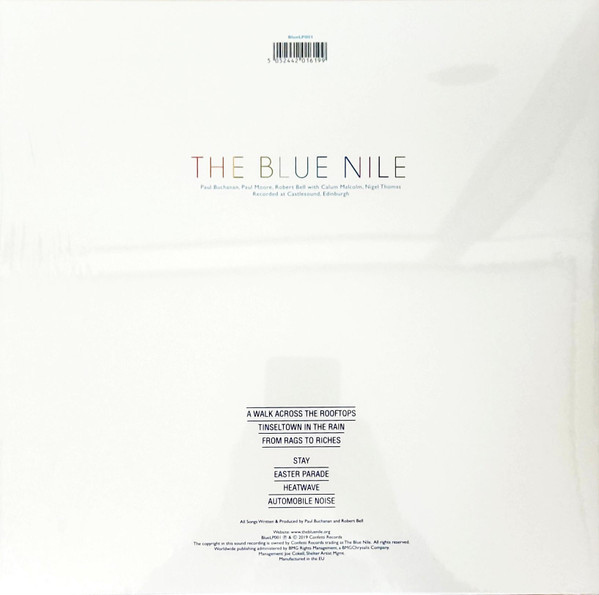 The Blue Nile - A Walk Across The Rooftops | Confetti Records (BlueLP001) - 2