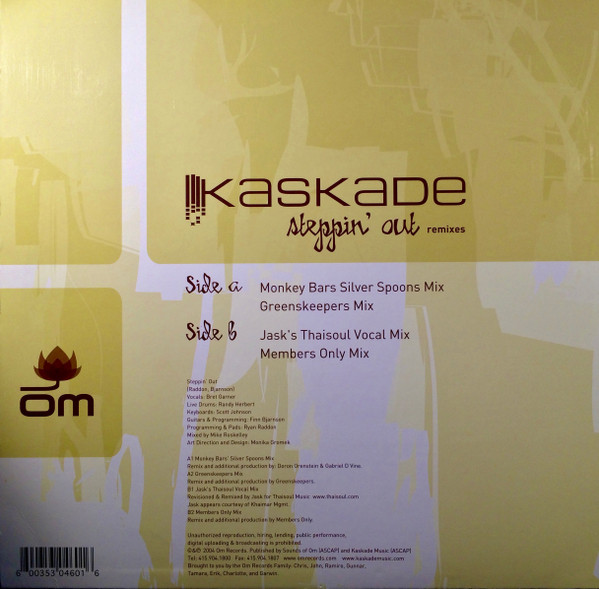 Kaskade - Steppin' Out (Remixes) | OM Records (OM 160 SV) - 2