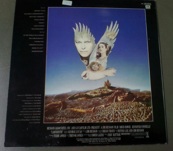 David Bowie , Trevor Jones - Labyrinth (From The Original Soundtrack Of The Jim Henson Film) | EMI America (074 240578 1) - 2