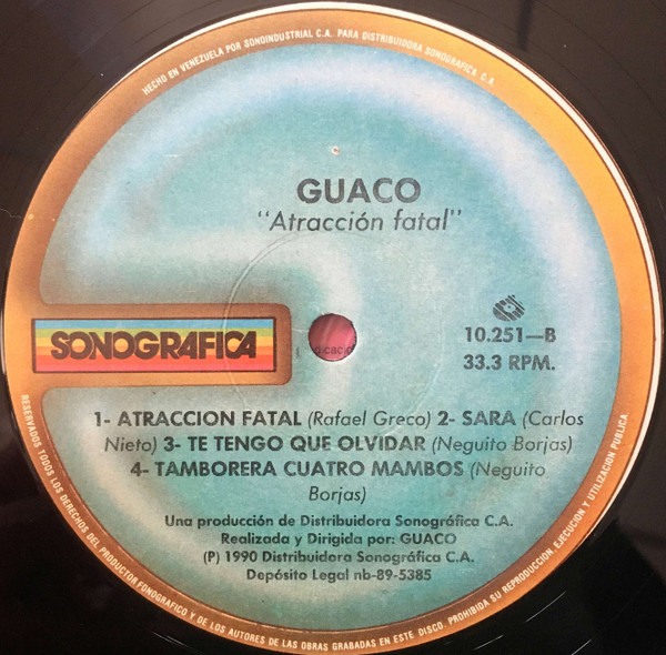 Guaco - Atraccion Fatal | Sonografica (10.251) - 4 Guaco - Atraccion Fatal | Sonografica (10.251) - 4