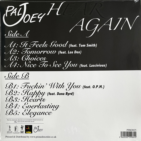Pal Joey - Hear Again | Pal Joey Music (PJM2025) - 2 Pal Joey - Hear Again | Pal Joey Music (PJM2025) - 2