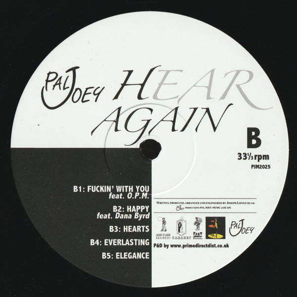 Pal Joey - Hear Again | Pal Joey Music (PJM2025) - 4 Pal Joey - Hear Again | Pal Joey Music (PJM2025) - 4