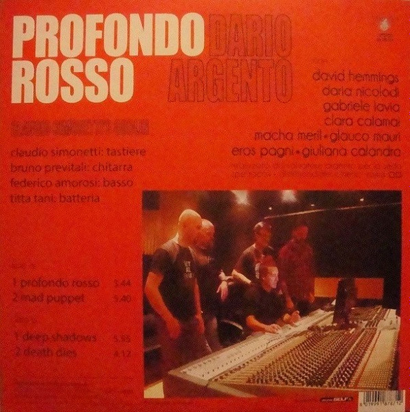 Claudio Simonetti's Goblin - Profondo Rosso | Deep Red (EP DR 001) - 2 Claudio Simonetti's Goblin - Profondo Rosso | Deep Red (EP DR 001) - 2