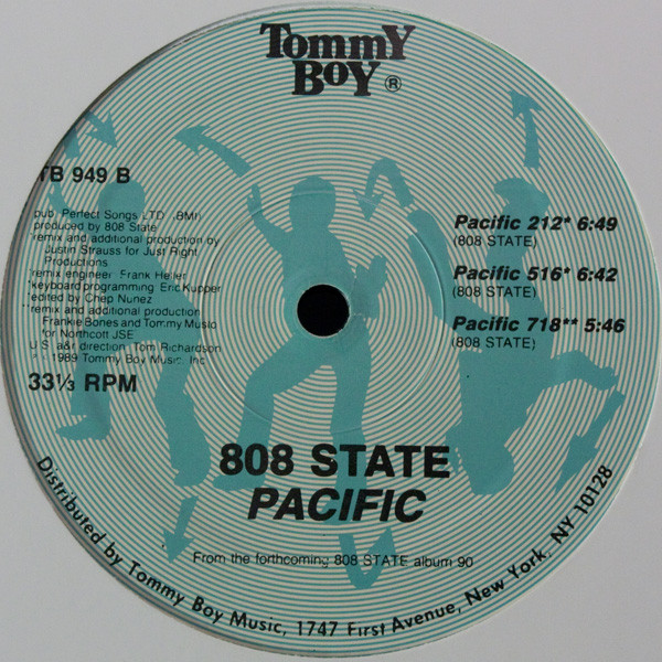 808 State - Pacific | Tommy Boy (TB 949) - 3