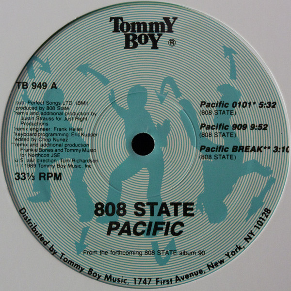 808 State - Pacific | Tommy Boy (TB 949) - 2