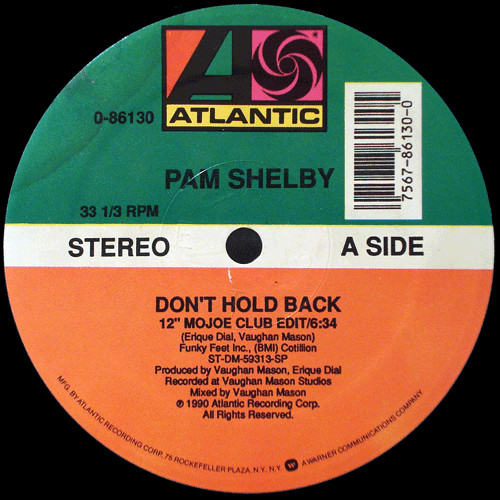 Pam Shelby - Don't Hold Back | Atlantic (0-86130)