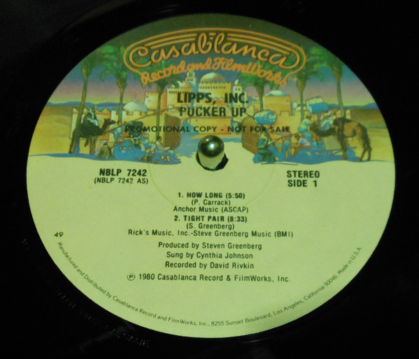 Lipps, Inc. - Pucker Up | Casablanca (NBLP 7242) - 3