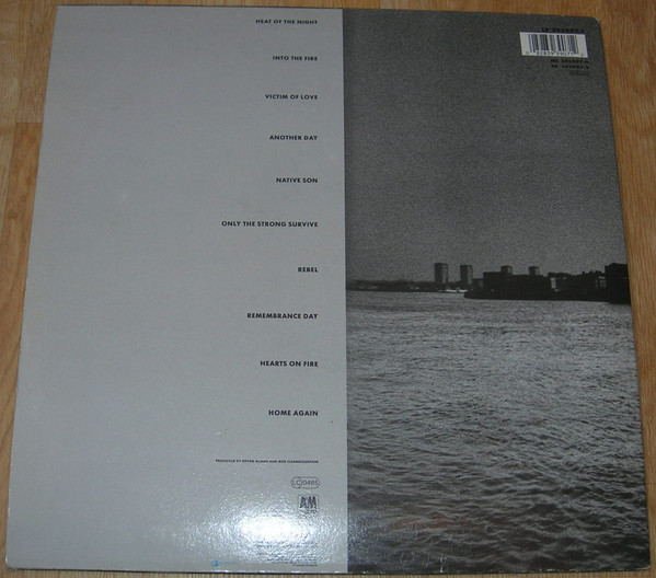 Bryan Adams - Into The Fire | A&M Records (LP 393907-1) - 2