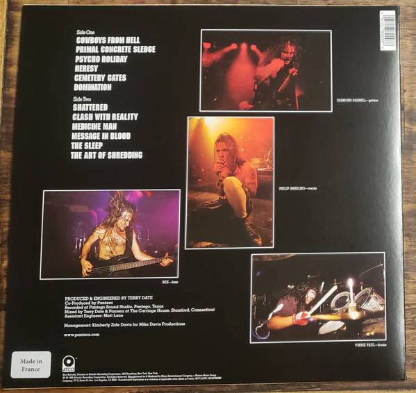 Pantera - Cowboys From Hell | ATCO Records (RCV1 91372) - 4 Pantera - Cowboys From Hell | ATCO Records (RCV1 91372) - 4