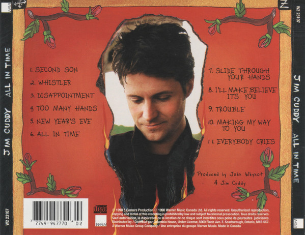 Jim Cuddy - All In Time | WEA (W2 23107) - 2