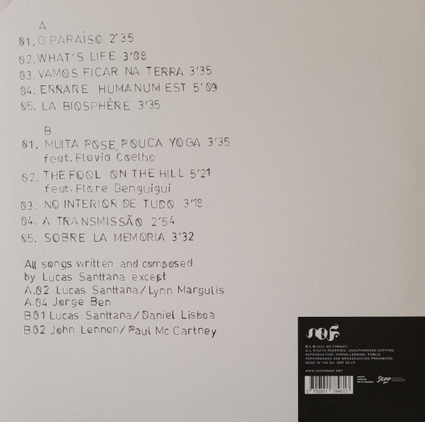 Lucas Santtana - O Paraíso | No Format (NOF.56 LP) - 2 Lucas Santtana - O Paraíso | No Format (NOF.56 LP) - 2
